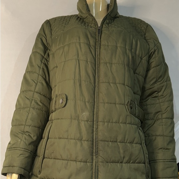 Faded Glory size 2X olive green coat - Picture 4 of 13
